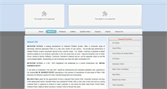 Desktop Screenshot of microfinefilters.com